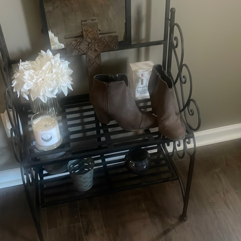 Chocolate Brown Booties Sz 9